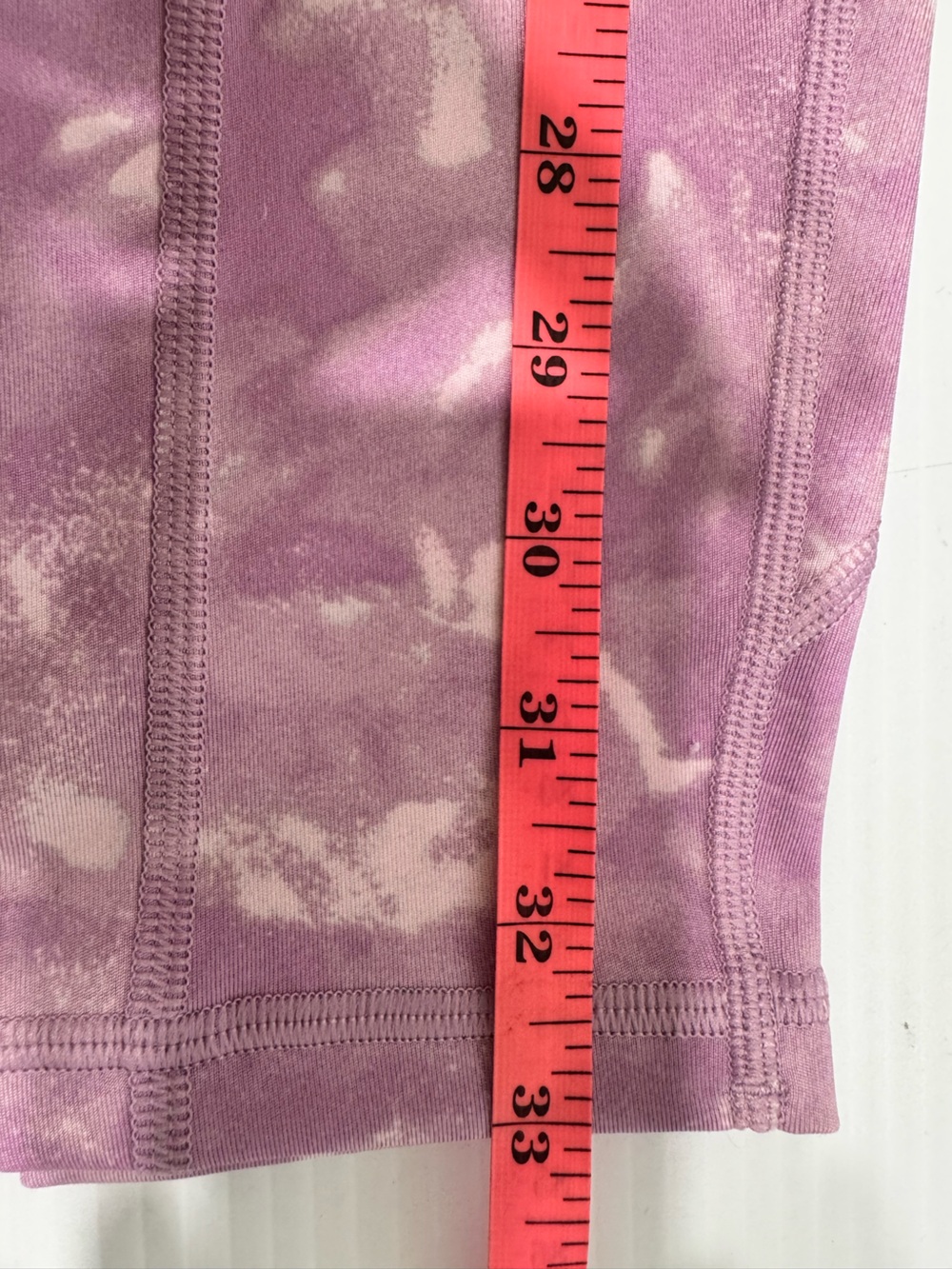 New Victoria's Secret Pink Marble Tie-Dye Leggings Size 10 - Picture 11 of 11